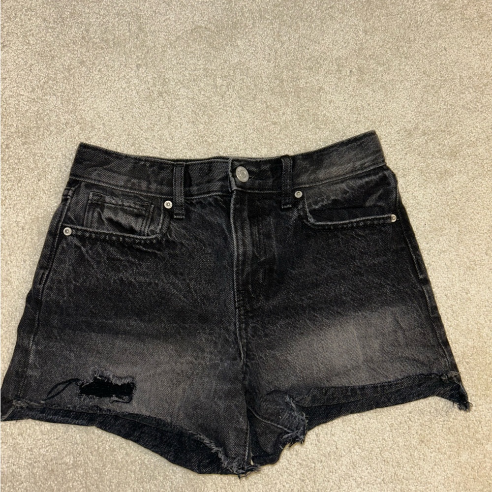 Old Navy Black Jean Shorts (Youth 10)